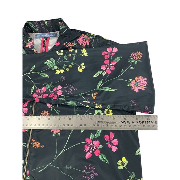 Signature Weekend Womens Floral Print Lightweight Jacket With Ribbed Hem & Cuffs - Picture 6 of 10